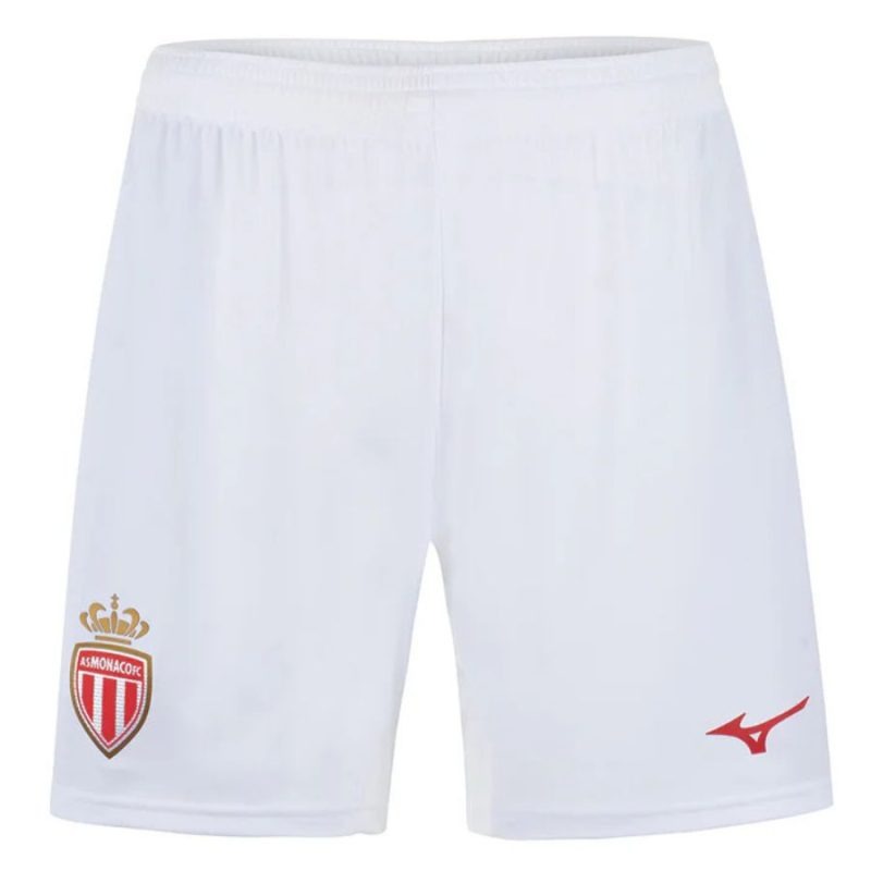 Camiseta local infantil + pantalones cortos de Ansu Fati en el AS Monaco 2025/26 - Blanco/Rojo