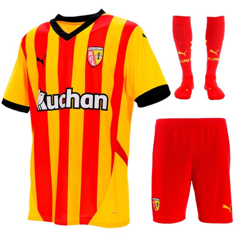 Set di maglia per bambini di casa 2024/25 di Lens - Giallo