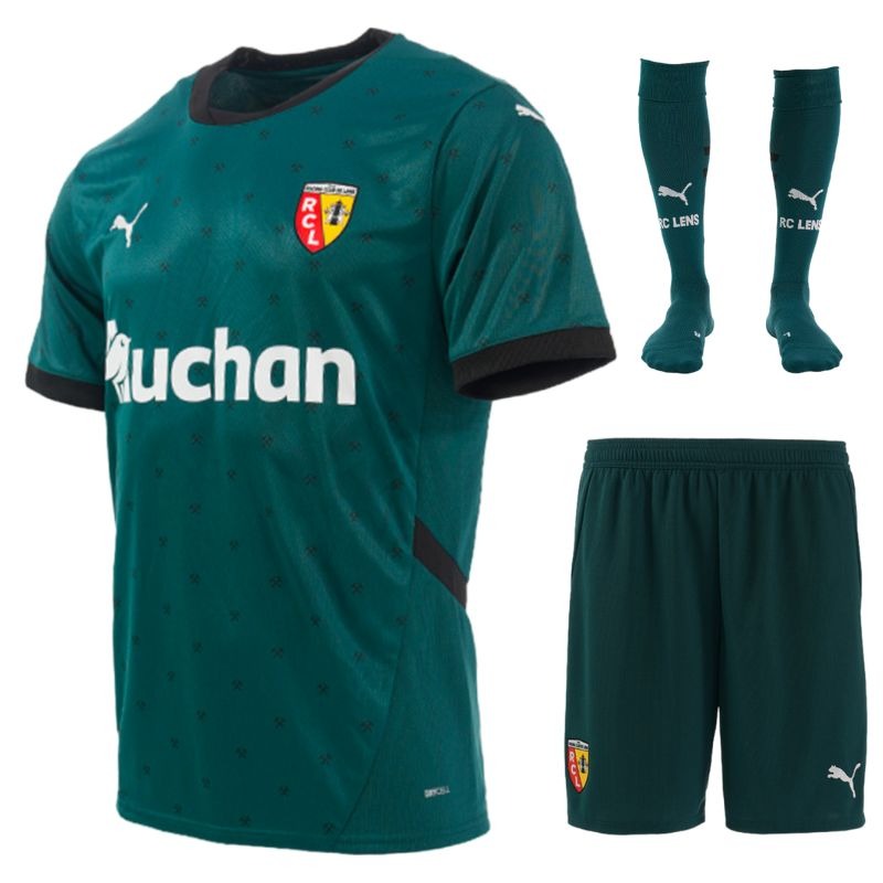 Set di maglia per bambini fuori casa 2024/25 di Lens - Verde