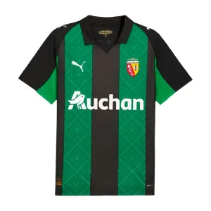 RC Lens 2025/26 Women's Away Jersey - Green/Black