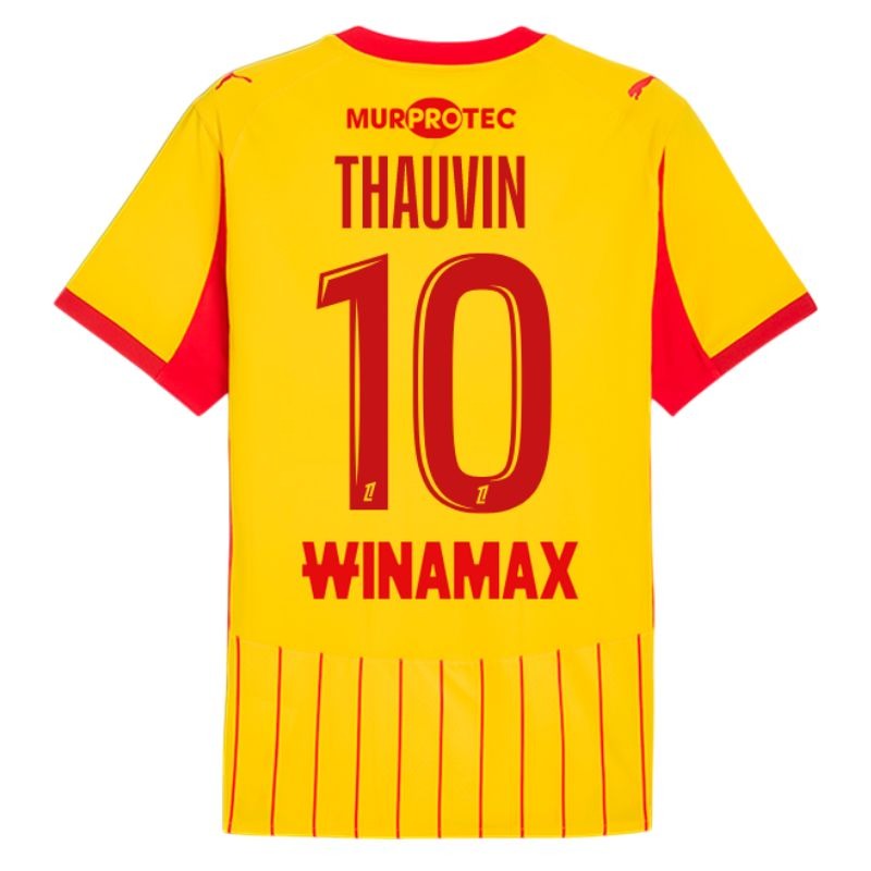 Lens THAUVIN Conjunto Camiseta Local Infantil 2025/26 - Amarilla