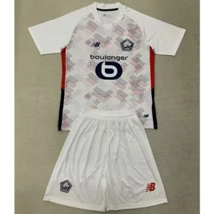 Lille Kids' Jersey + Shorts 2024/25 Away - White