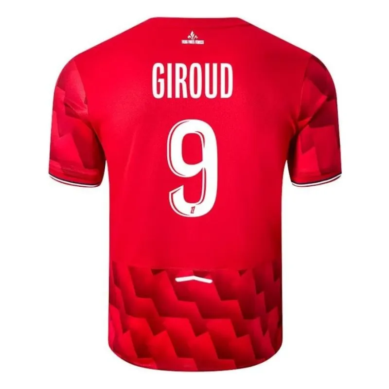 Lille GIROUD Maillot Enfant Domicile 2025/26 + Short - Rouge