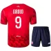 Lille GIROUD Maillot Enfant Domicile 2025/26 + Short - Rouge