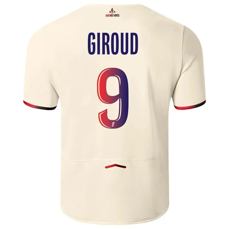Lille GIROUD 2025/26 Away Kids Jersey + Shorts - Beige
