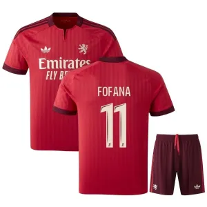 Lyon FOFANA 2026/27 Away Kids Kit