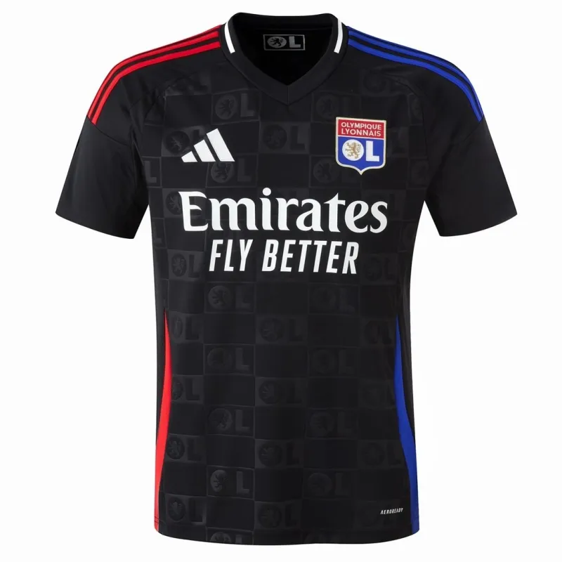 OL 2024/25 Away Kids Jersey - Black