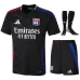 OL 2024/25 Away Kids Jersey Set - Black