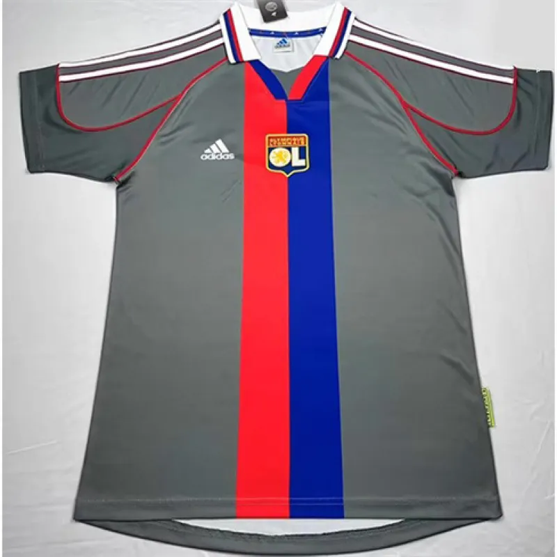 OL 2000/01 Away Retro Jersey - Grey