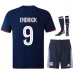 Olympique Lyonnais ENDRICK 2025/26 Away Kids Kit Blue