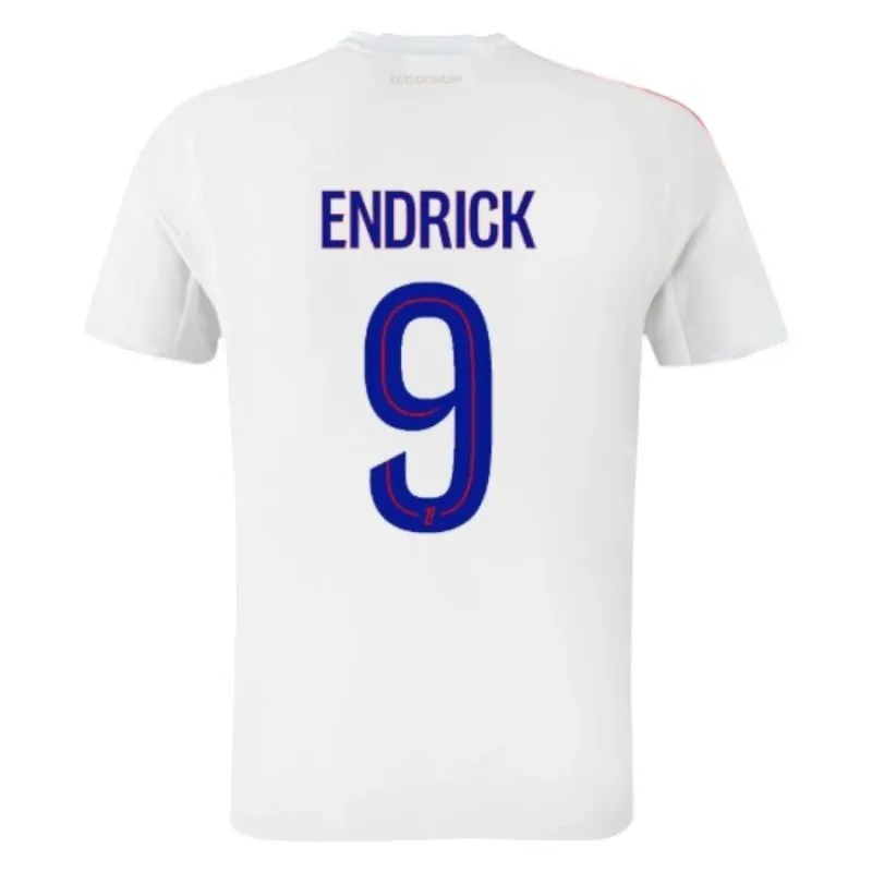 Olympique Lyonnais ENDRICK 2025/26 Home Kids Kit White