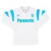 Marseille 1990/91 Retro-Heimtrikot mit langen Ärmeln - Weiß
