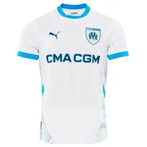 Maglia della versione giocatore di casa dell'Olympique di Marsiglia 2024/25 - Bianca