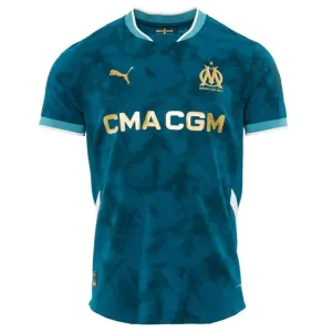 Maglia della versione giocatore di trasferta dell'Olympique di Marsiglia 2024/25 - Azzurra