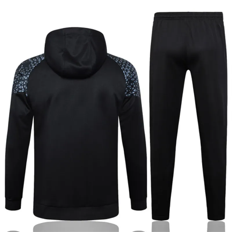 Tuta sportiva con cappuccio di Olympique de Marseille 2024/25 - Nero
