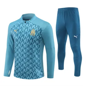 Olympique de Marseille children's tracksuit for 2024/25 - Green