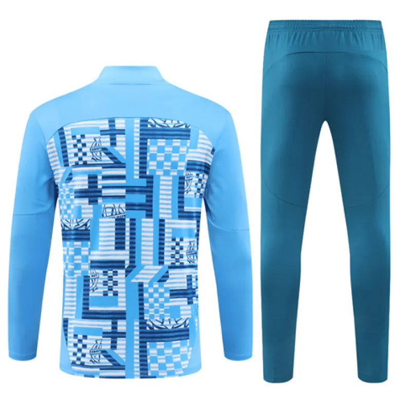 Olympique de Marseille children's tracksuit for 2024/25 - Blue