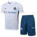 Maillot d'entraînement + shorts d'Olympique de Marseille pour 2024/25 - Blanc