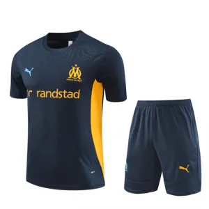 Olympique de Marseille training jersey + shorts for 2024/25 - Blue