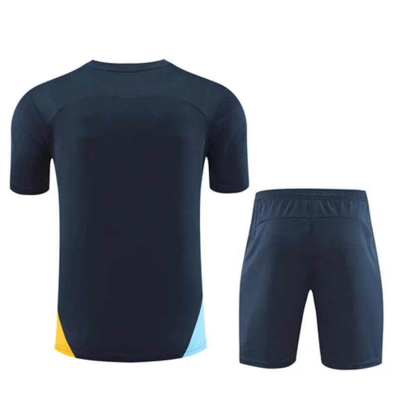 Olympique de Marseille training jersey + shorts for 2024/25 - Blue
