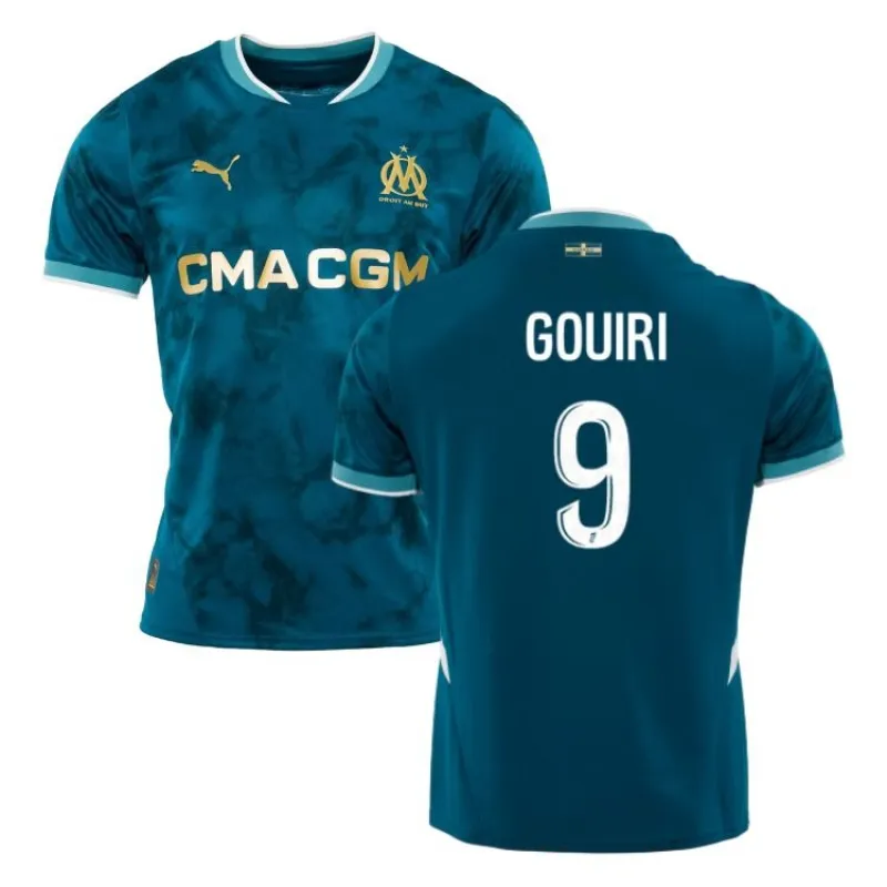 Gouiri Marseille 2024/25 Away Jersey - Blue