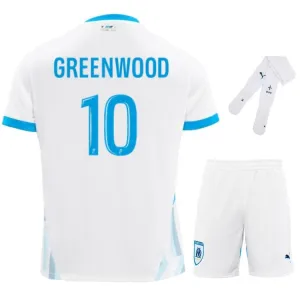 Jeu de maillot pour enfants domicile 2024/25 de GREENWOOD Marseille - Blanc