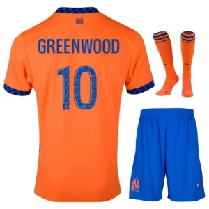 Troisième jeu de maillot pour enfants 2024/25 de GREENWOOD Marseille - Orange