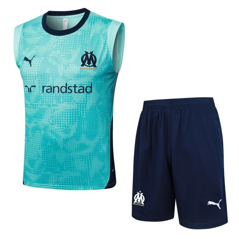 Marseille 2025/26 Ensemble de short et de débardeur - Bleu