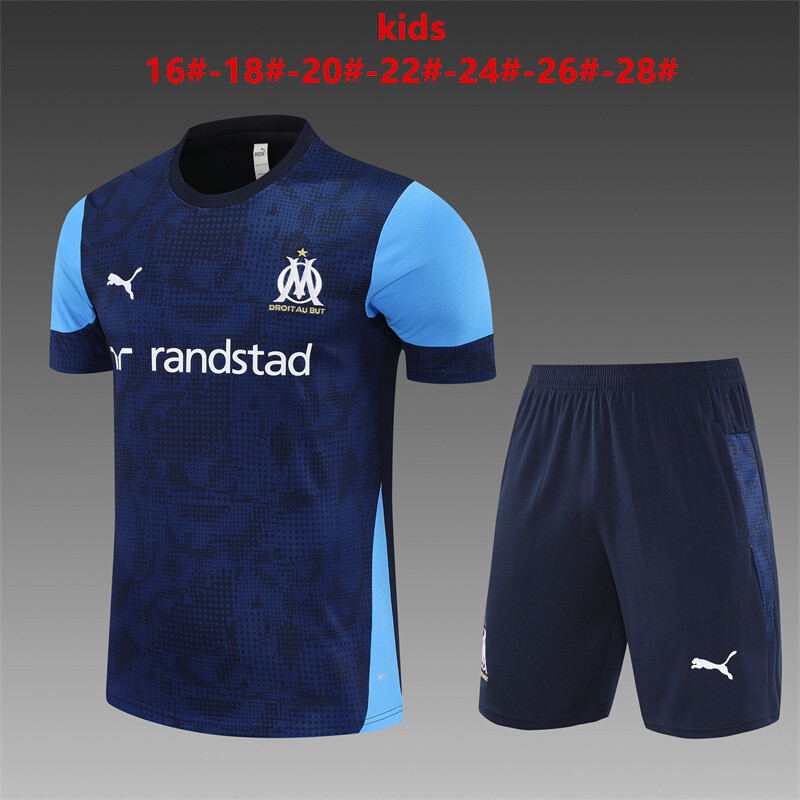 Marseille 2025/26 Set Allenamento Bambino blu