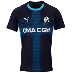 Olympique de Marseille 2025/26 Kids' Away Jersey - Blue
