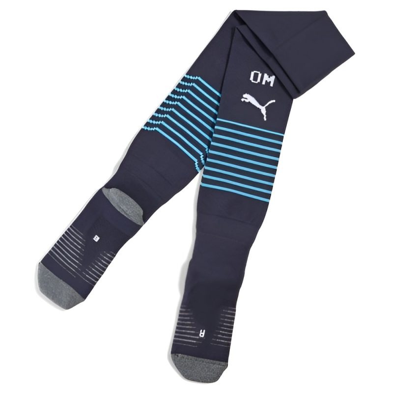 Olympique de Marseille 2025/26 Kids' Away Kit - Blue