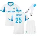 Ensemble de maillot enfant de RABIOT à l'Olympique de Marseille 2025/26 domicile - Blanc
