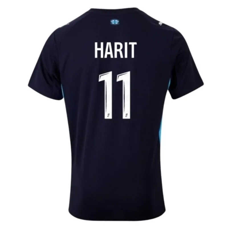 Marseille HARIT Kids' Jersey Set 2025/26 Away - Blue