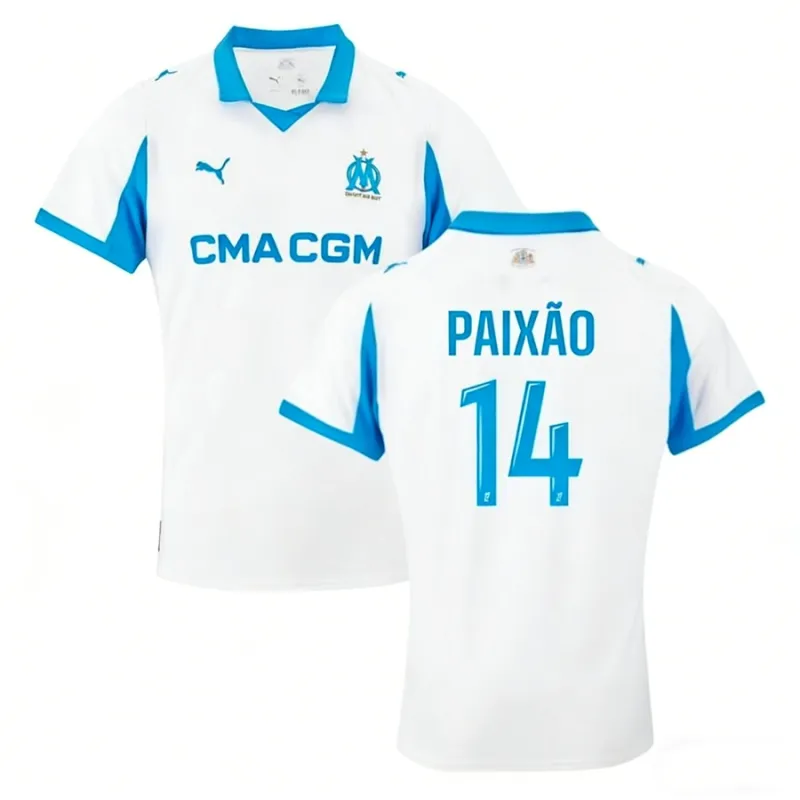 Marseille 2025/26 PAIXAO Home Jersey