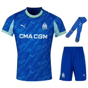 Marseille 2025/26 Third Kids’ Kit - Blue
