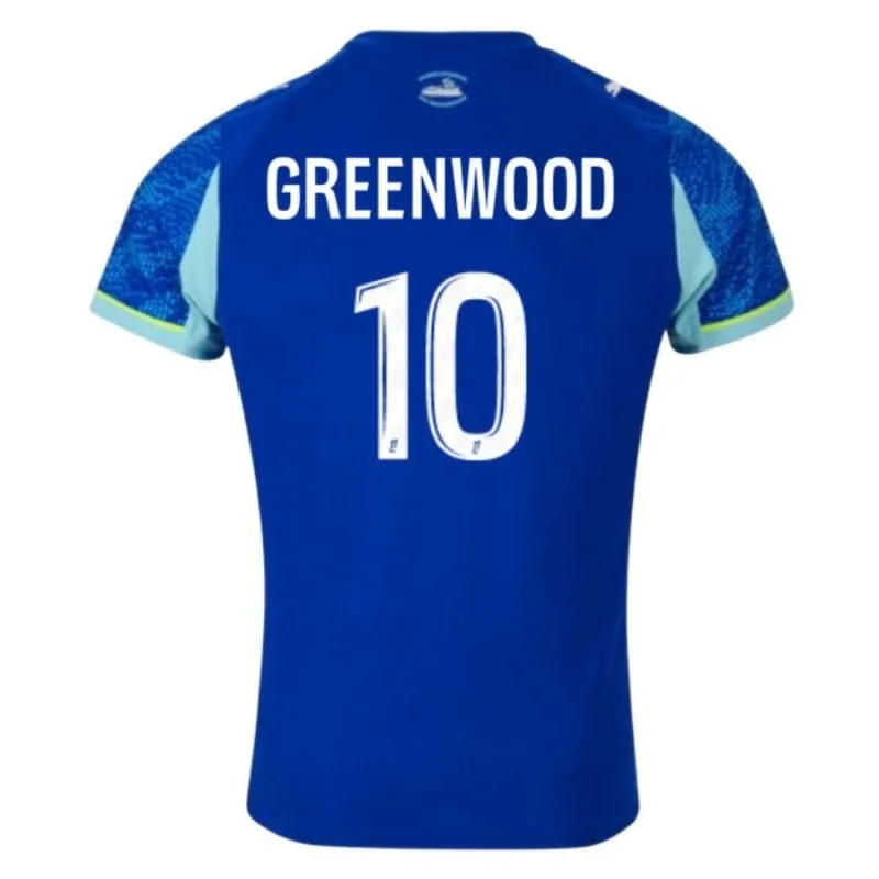 Marseille GREENWOOD 2025/26 Third Kids’ Kit - Blue