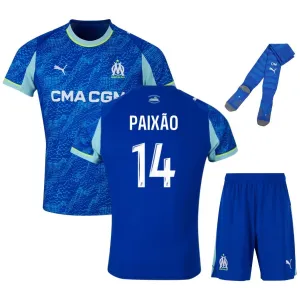 Marsiglia PAIXAO 2025/26 Terzo Kit Bambino - Blu