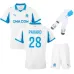 Marseille PAVARD 2025/26 Heim Kindertrikot - Weiß