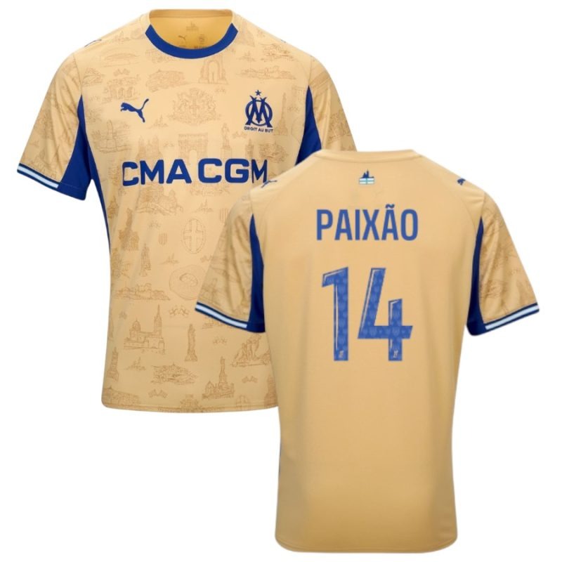 Marseille 2025/26 PAIXAO Fourth Jersey