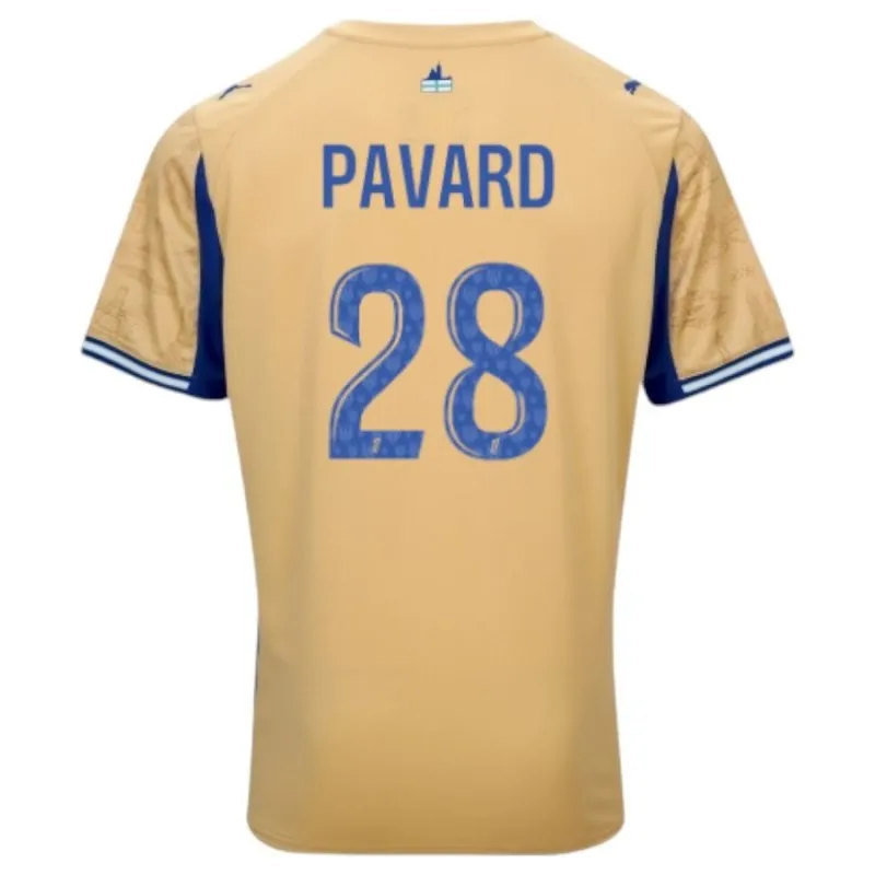 Marseille PAVARD 2025/26 Kids Fourth Kit Set - Beige