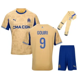 Set kit quarto bambini Marseille GOUIRI 2025/26 - Beige
