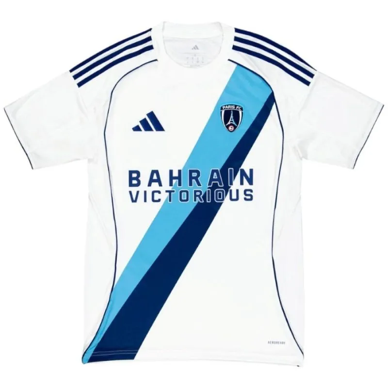 Paris FC 2025/26 set maglia trasferta bambino bianco
