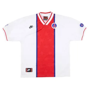 Paris Saint-Germain 1995/96 Retro Away Jersey - White/Red