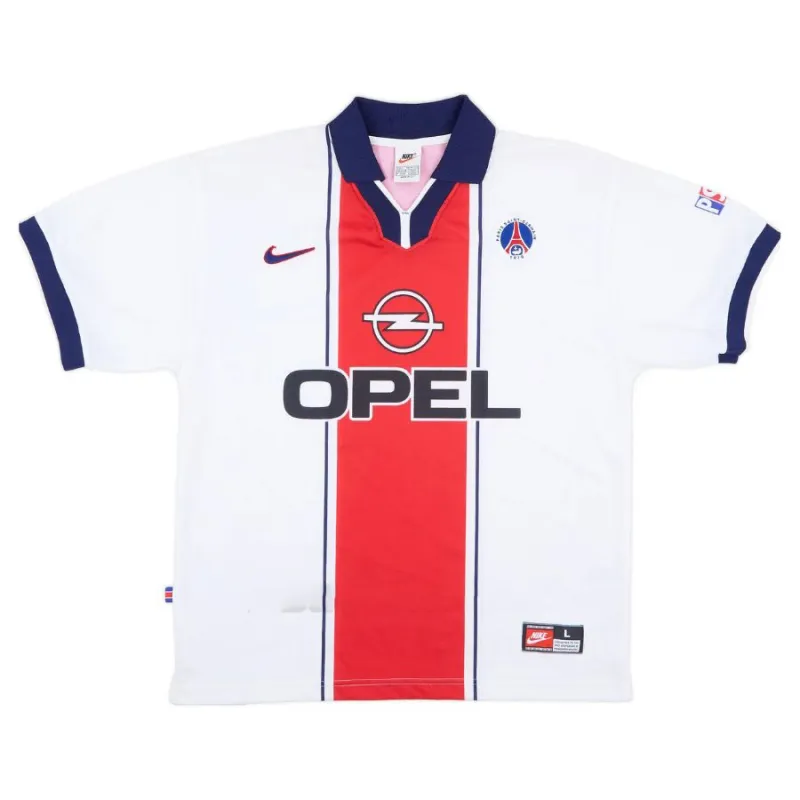 Paris Saint-Germain 1997/98 Maillot extérieur rétro - Blanc/Rouge