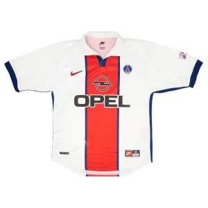 Paris Saint-Germain 1998/99 Retro Away Jersey - White/Red