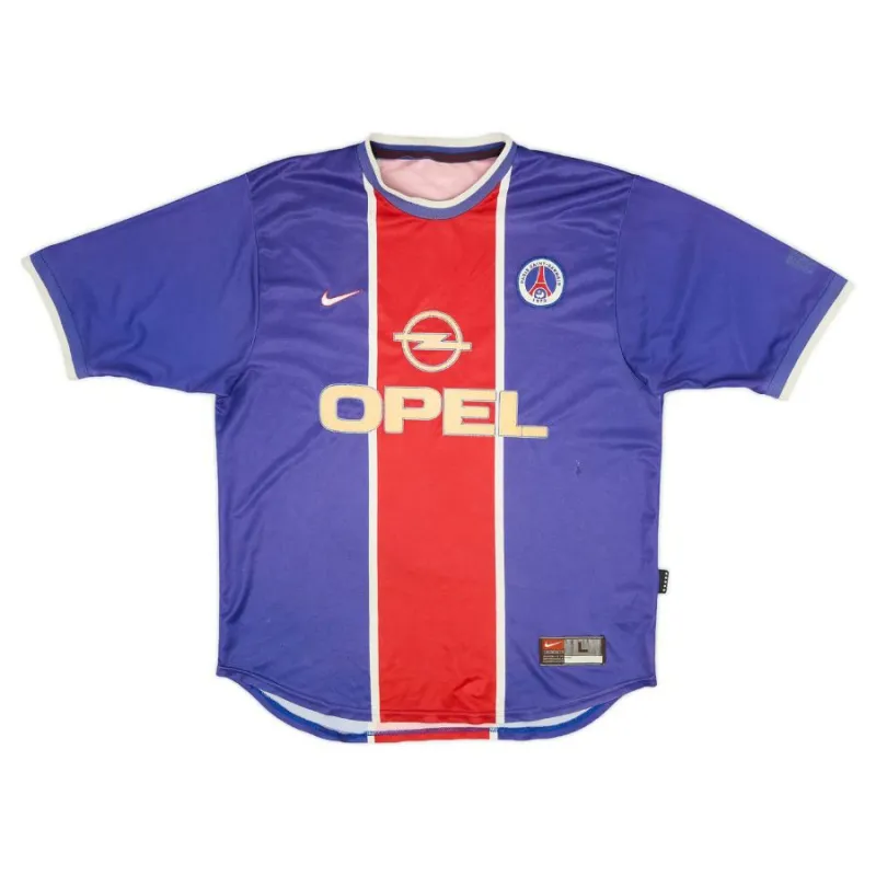 Paris Saint-Germain 1999/2000 Retro Home Jersey - Blue/Red