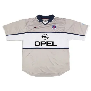 Paris Saint-Germain 2000/01 Retro Away Jersey - Gray