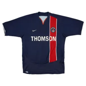 Paris Saint-Germain 2003/04 Retro Home Jersey - Blue/Red