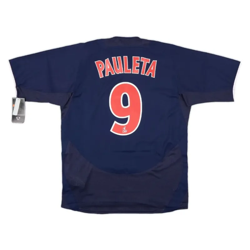 Paris Saint-Germain PAULETA 2003/04 Retro Home Jersey - Blue/Red