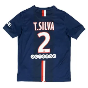 Paris Saint-Germain T.SILVA 2014/15 Retro Home Jersey - Blue